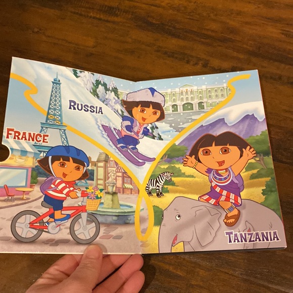 Dora the Explorer World Adventure DVD & Time to Rhymne Book - Picture 3 of 7